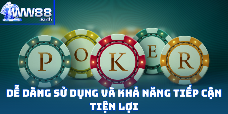 Poker Online tại WW88 có mặt linh hoạt trên Web và App
